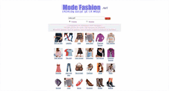 Desktop Screenshot of modefashion.net