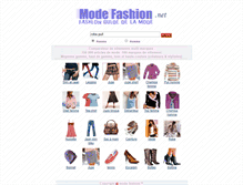 Tablet Screenshot of modefashion.net